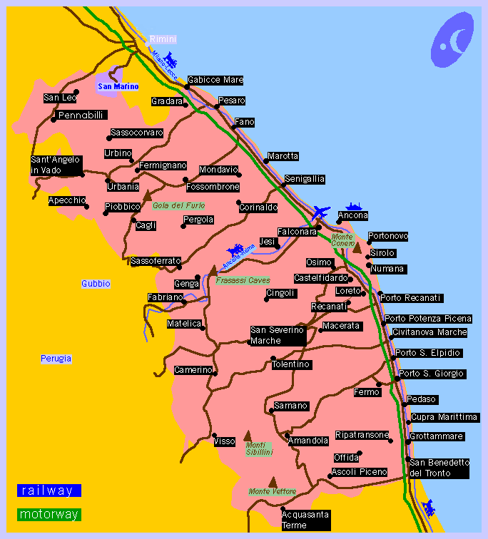 marche map